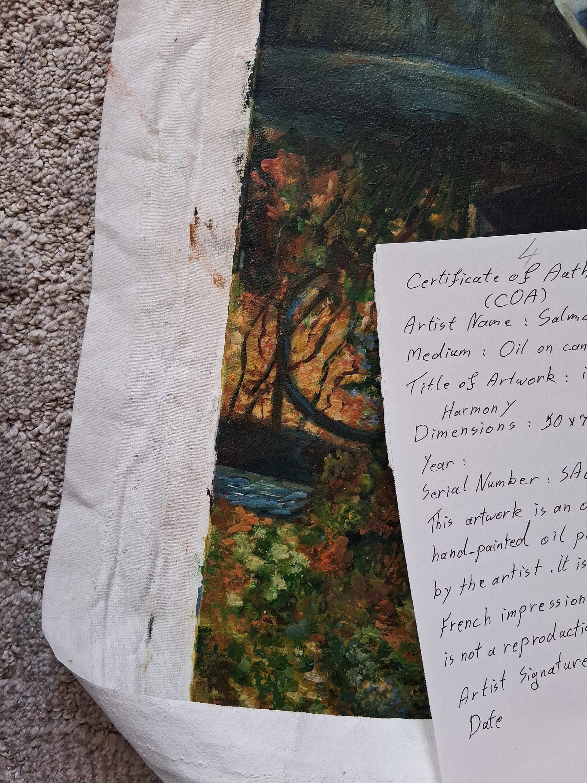 this original impressionist oil painting is inspired by the style this original impressionist oil painting is inspired by the style