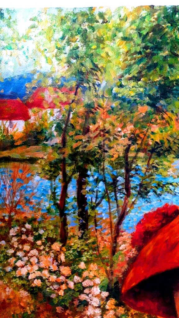 this original impressionist oil painting is inspired by the style this original impressionist oil painting is inspired by the style