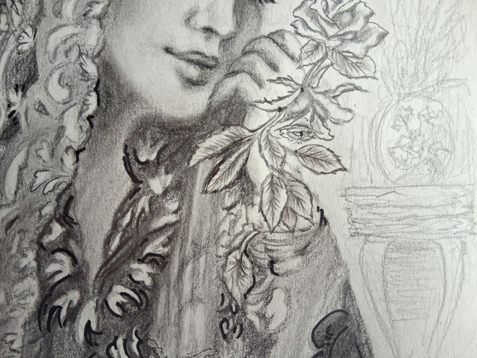 A young woman wearing a scarf - Image 5